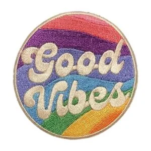 Parche Good Vibes para planchar o coser Parche_3