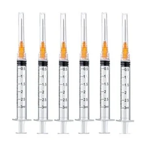 Jeringa Luer Slip de plástico sin aguja 0.7 fl oz 12_1