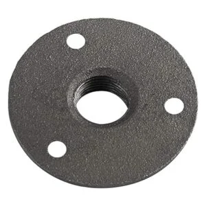 Paquete de 2 bridas de piso de 12 pulgada de hierro_4