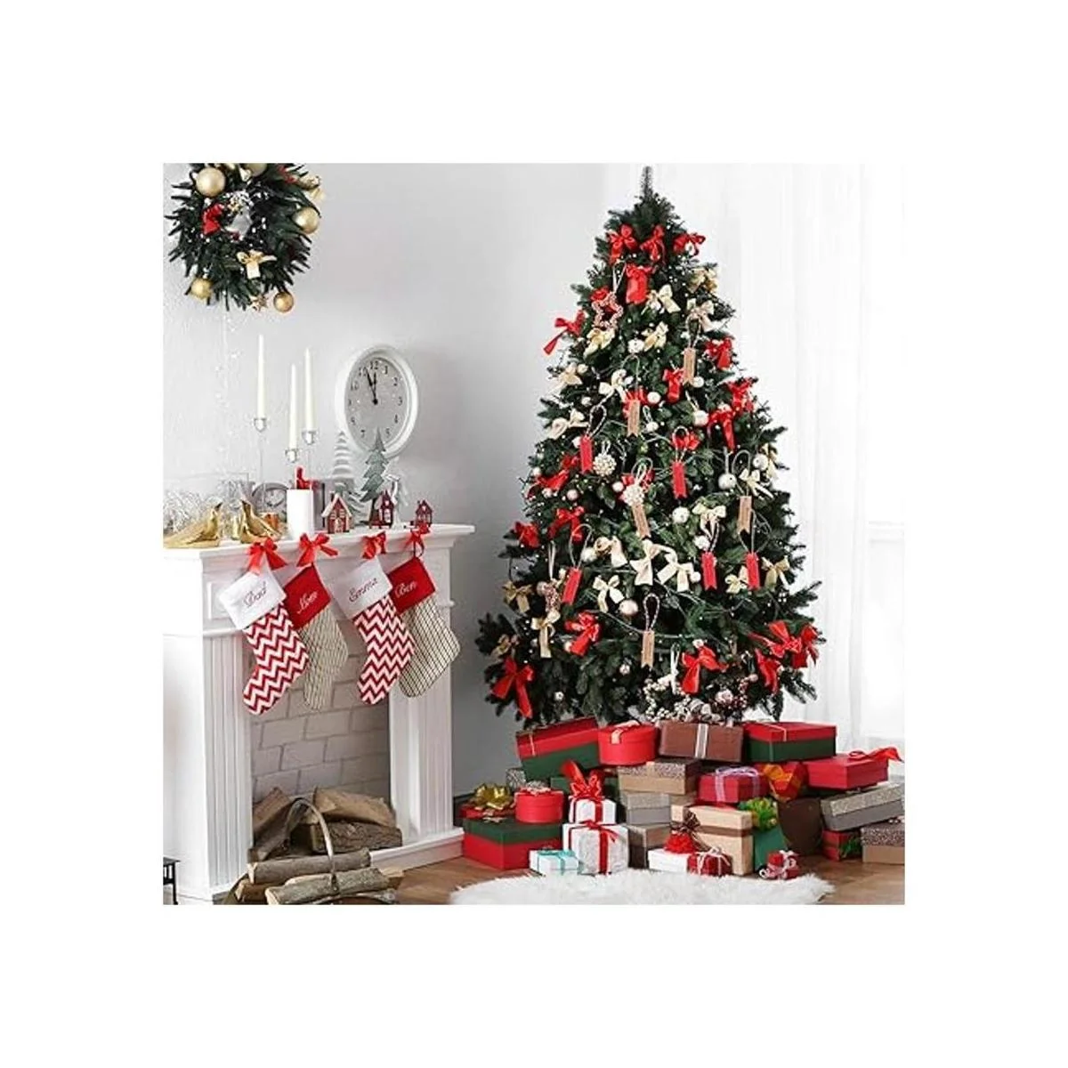 200 etiquetas de regalo de Feliz Navidad mini etiquetas_6