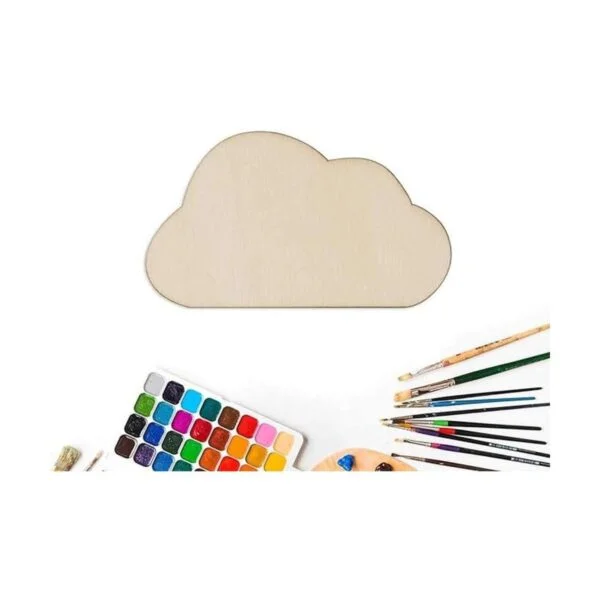 Creaides Etiqueta de regalo de madera con forma de nube_3