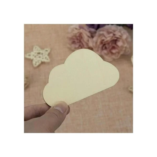 Creaides Etiqueta de regalo de madera con forma de nube_5