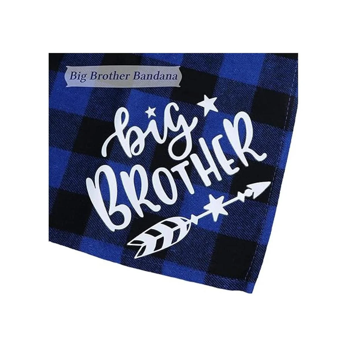 Bandana de perro a cuadros STMK Big Brother anuncio de_2