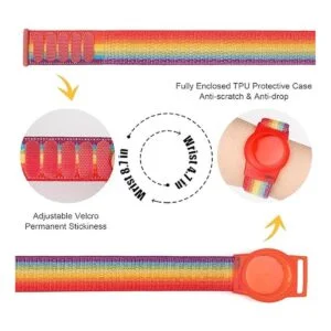 AirTag Pulsera para niños Apple Air Tag funda protectora_4