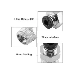 Qjaiune 10 piezas macho recto empuje para conectar_3