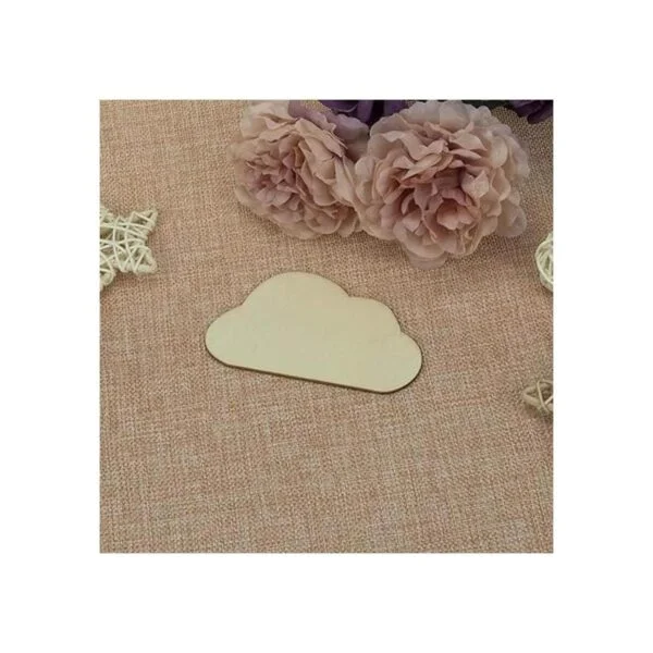 Creaides Etiqueta de regalo de madera con forma de nube_4