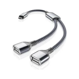 Basesailor Adaptador de cable USB C macho a doble USB_1
