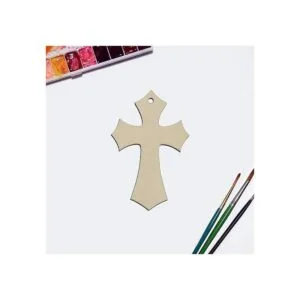 Adornos de madera con forma de cruz para colgar en forma_7