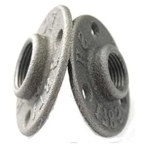 Paquete de 2 bridas de piso de 12 pulgada de hierro_5