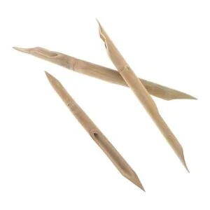 RLECS 3 piezas de bambú pluma polímero cerámica moldeado_3