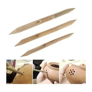 RLECS 3 piezas de bambú pluma polímero cerámica moldeado_6