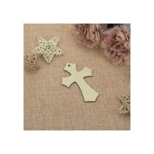Adornos de madera con forma de cruz para colgar en forma_4
