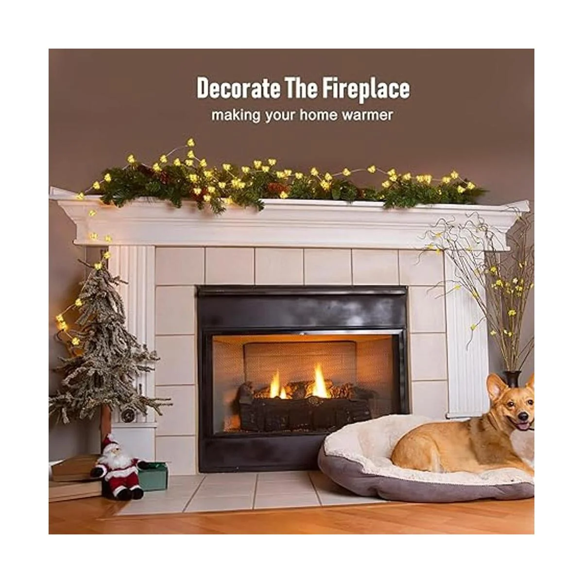 Coquimbo Guirnalda de luces LED de abeja de 10 pies 30_2