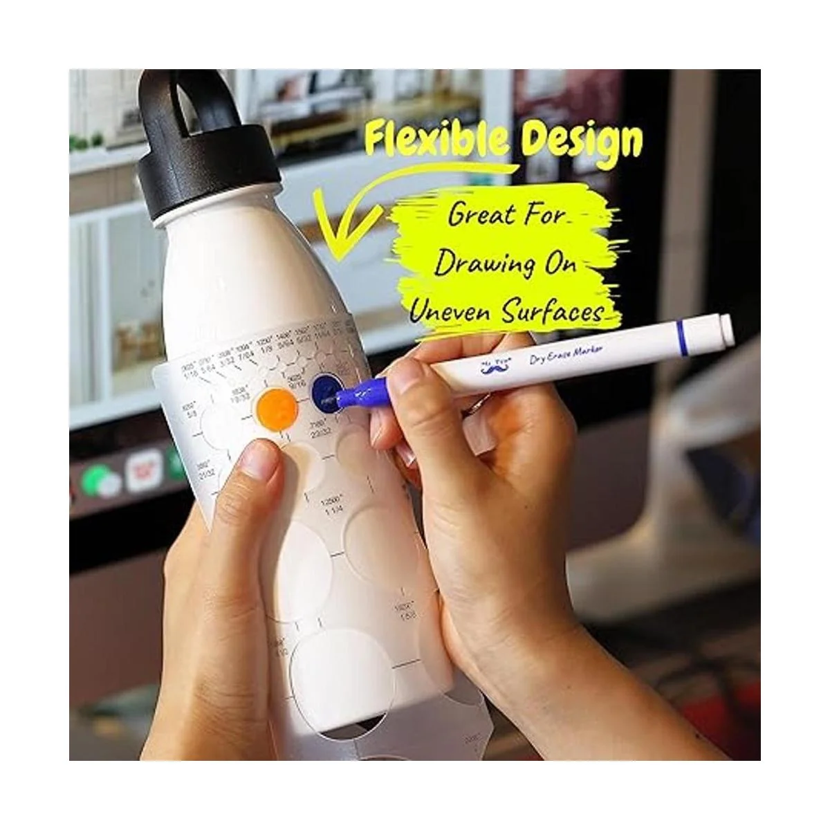 Mr. Pen Plantilla circular 2 piezas tamaño grande y_4