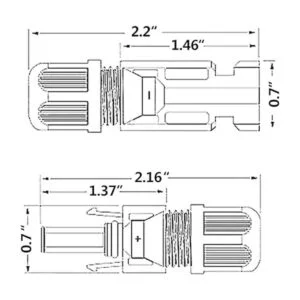 YXGOOD Conectores solares MC4 machohembra IP67_2