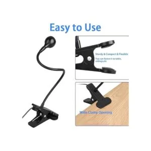 Luz de escritorio LED UV de 3 W cuello de cisne flexible_3