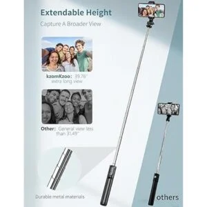 Trípode para selfie con control remoto inalámbrico_2