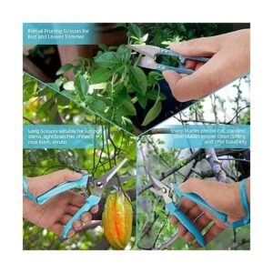 Tijeras de poda 3 tijeras de jardín cuchillas afiladas_4