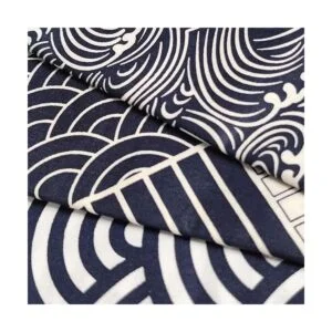 Qililandiy 3 paquetes de tela de algodón de onda de mar de_2