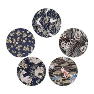 Qililandiy 5 paquetes de tela con patrón de algodón_2