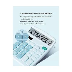 YOUHO Calculadora batería solar de 12 bits función_3