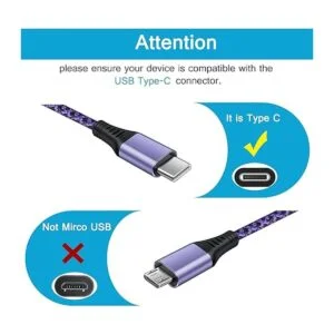 Cable USB tipo C USB C a USB A cable de carga rápida_2