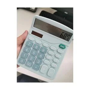 YOUHO Calculadora batería solar de 12 bits función_5