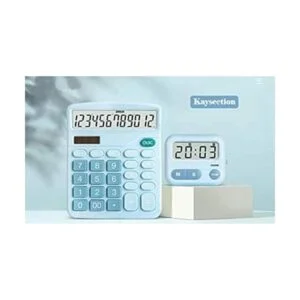 YOUHO Calculadora batería solar de 12 bits función_4