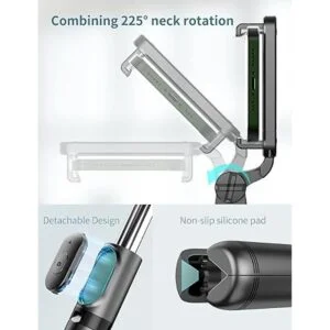 Trípode para selfie con control remoto inalámbrico_5