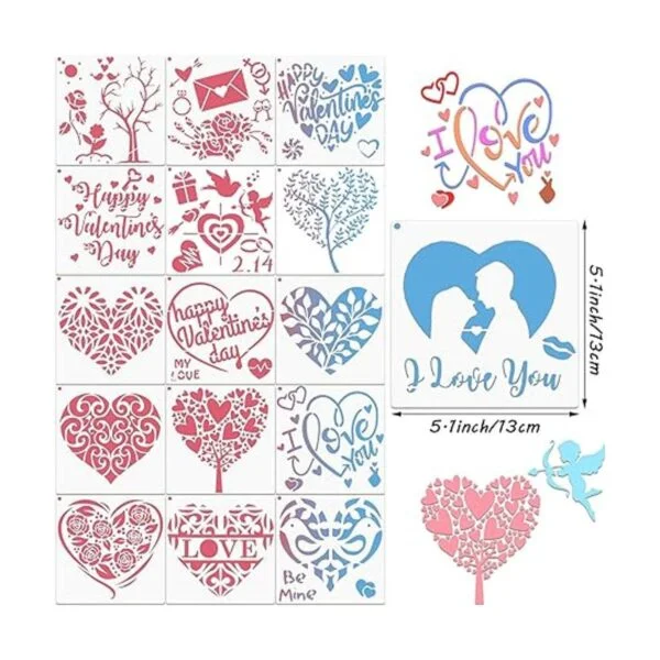 25 plantillas para el día de San Valentín con diseño de_2