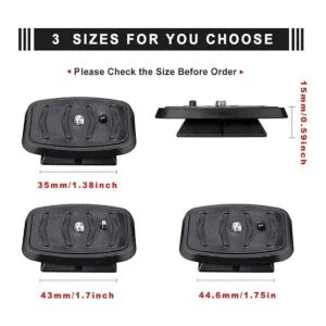 2 piezas de trípode de liberación rápida adaptador de_2