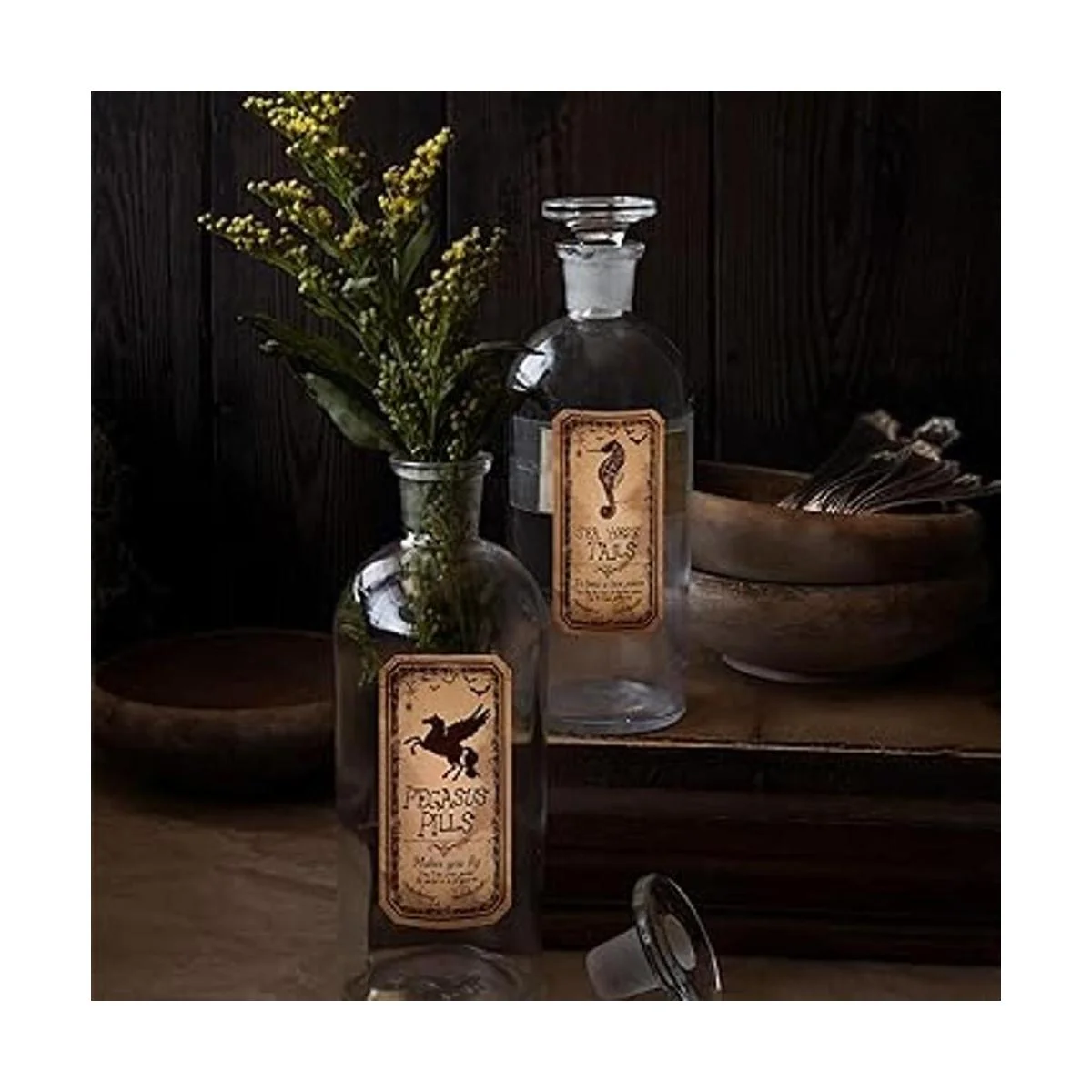 Etiquetas engomadas para botellas de boticario de animales_4