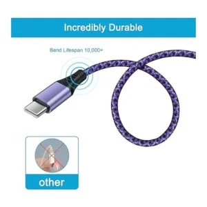 Cable USB tipo C USB C a USB A cable de carga rápida_5