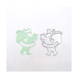 Papá Noel de metal para Papá Noel llevar una bolsa de_4