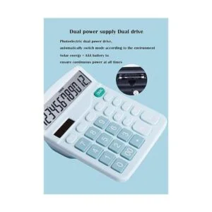 YOUHO Calculadora batería solar de 12 bits función_2