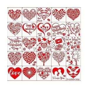 25 plantillas para el día de San Valentín con diseño de_1