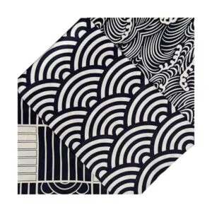 Qililandiy 3 paquetes de tela de algodón de onda de mar de_3