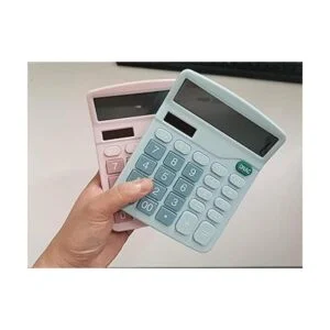 YOUHO Calculadora batería solar de 12 bits función_6