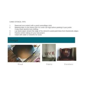 Plantilla de plantilla de bricolaje juego de 9_2