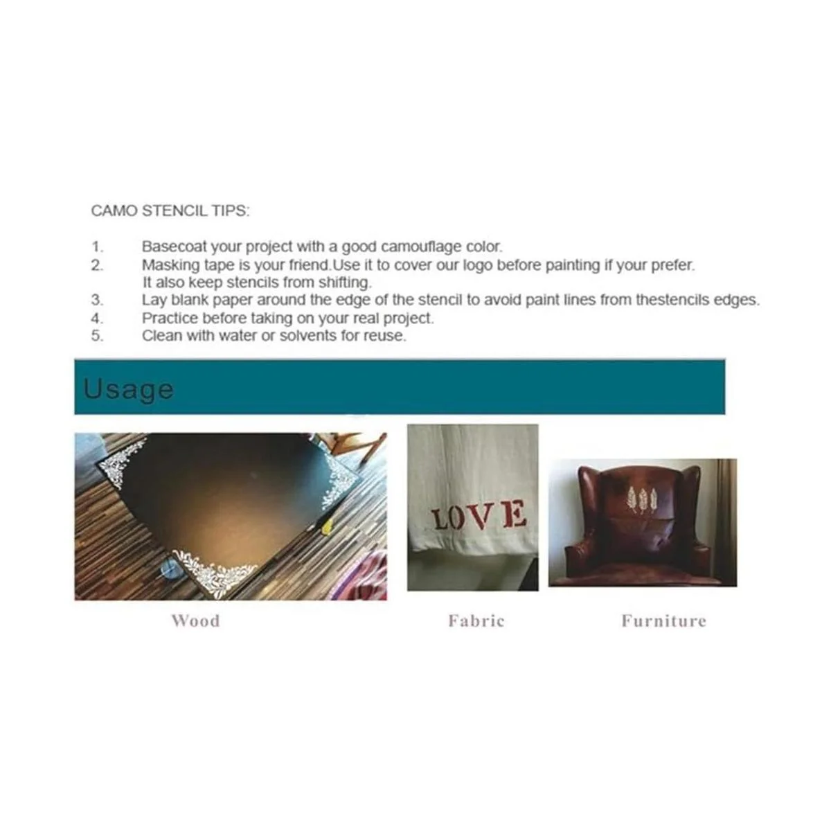 Plantilla de plantilla de bricolaje juego de 9_2