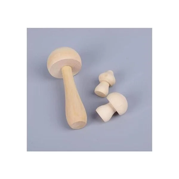 Juego de juguetes de madera sin terminar varios tamaños_6