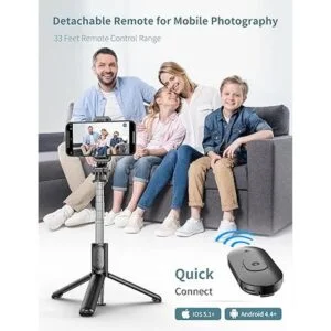 Trípode para selfie con control remoto inalámbrico_3