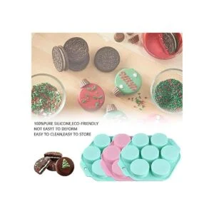 Paquete de 3 moldes redondos cubiertos de chocolate_2