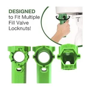 Fluidmaster 7110M007P10 Herramienta de inodoro verde_4