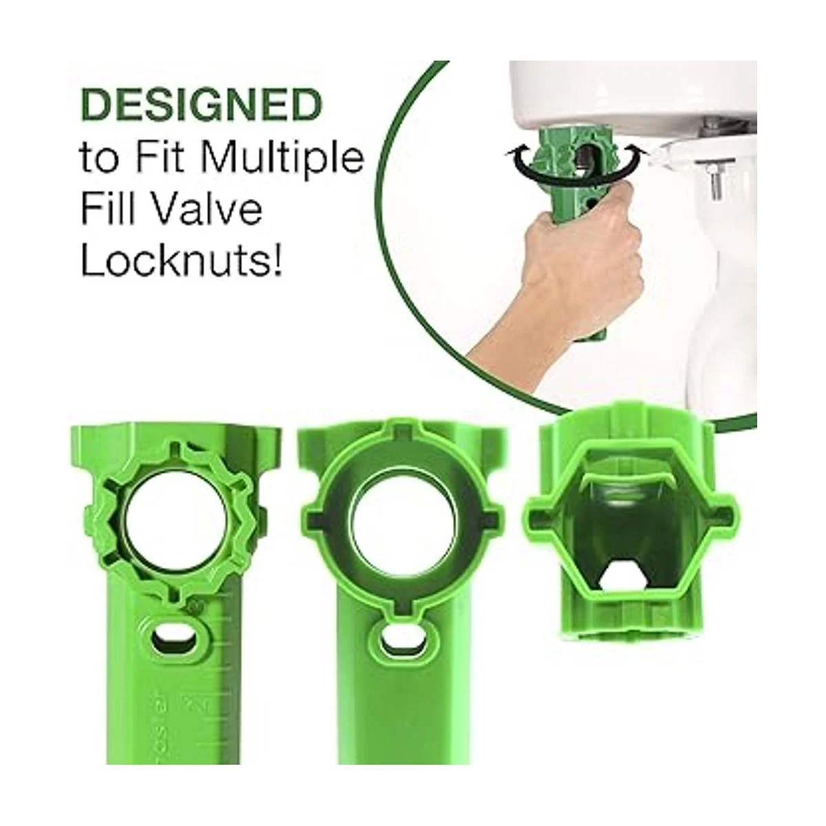 Fluidmaster 7110M007P10 Herramienta de inodoro verde_4