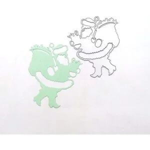 Papá Noel de metal para Papá Noel llevar una bolsa de_5