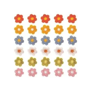 Nifocc Parches para coser con flores de ganchillo_1