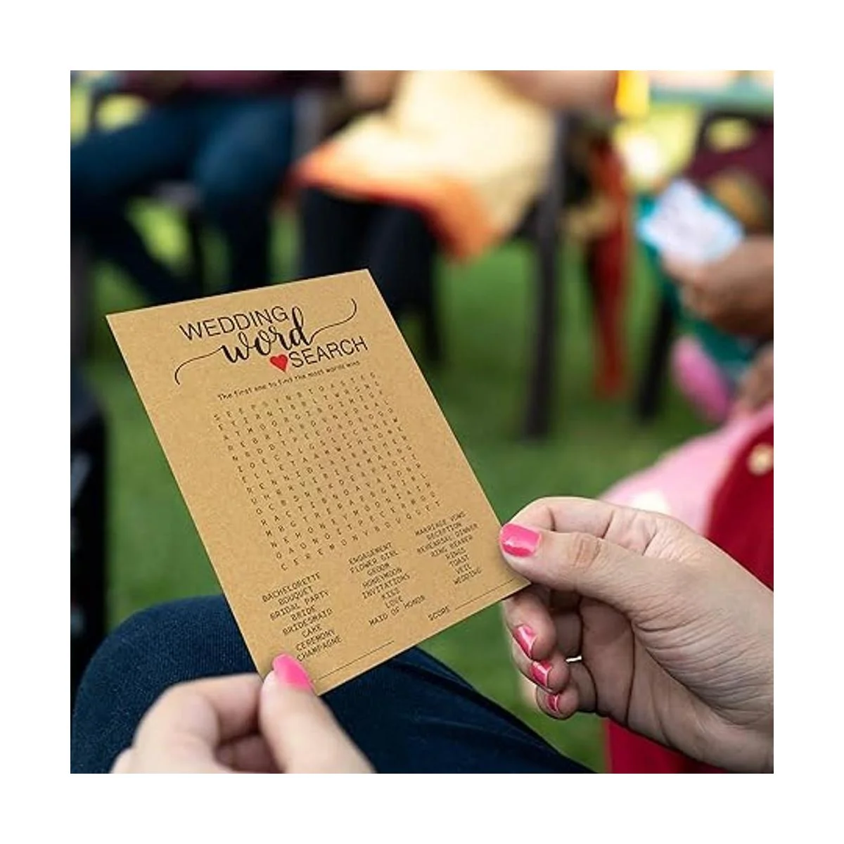 He Said She Said y Wedding Word Search Juegos de ducha_5