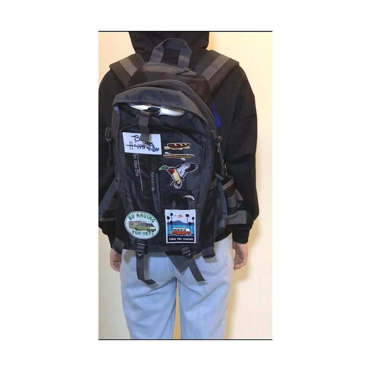 RV Having Fun Todavía bordado plancha en parche Van_4