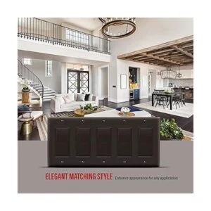 ENERLITES Placa de pared para interruptor de luz o toma de_7